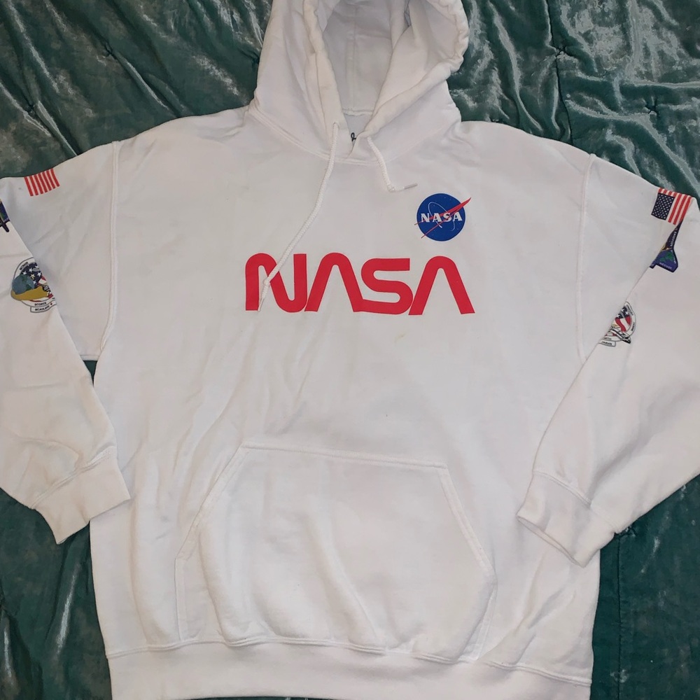 White NASA Hoodie